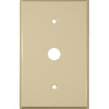 Doomsday Stainless Steel Metal Wall Plates Oversize 1 Gang Phone - Cable.625 Ivory DO659570
